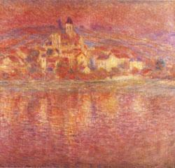 Claude Monet Vetheuil Setting Sun France oil painting art